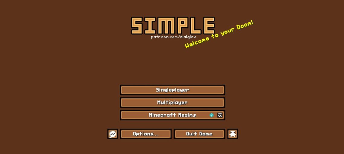 Digs Simple Title Menu